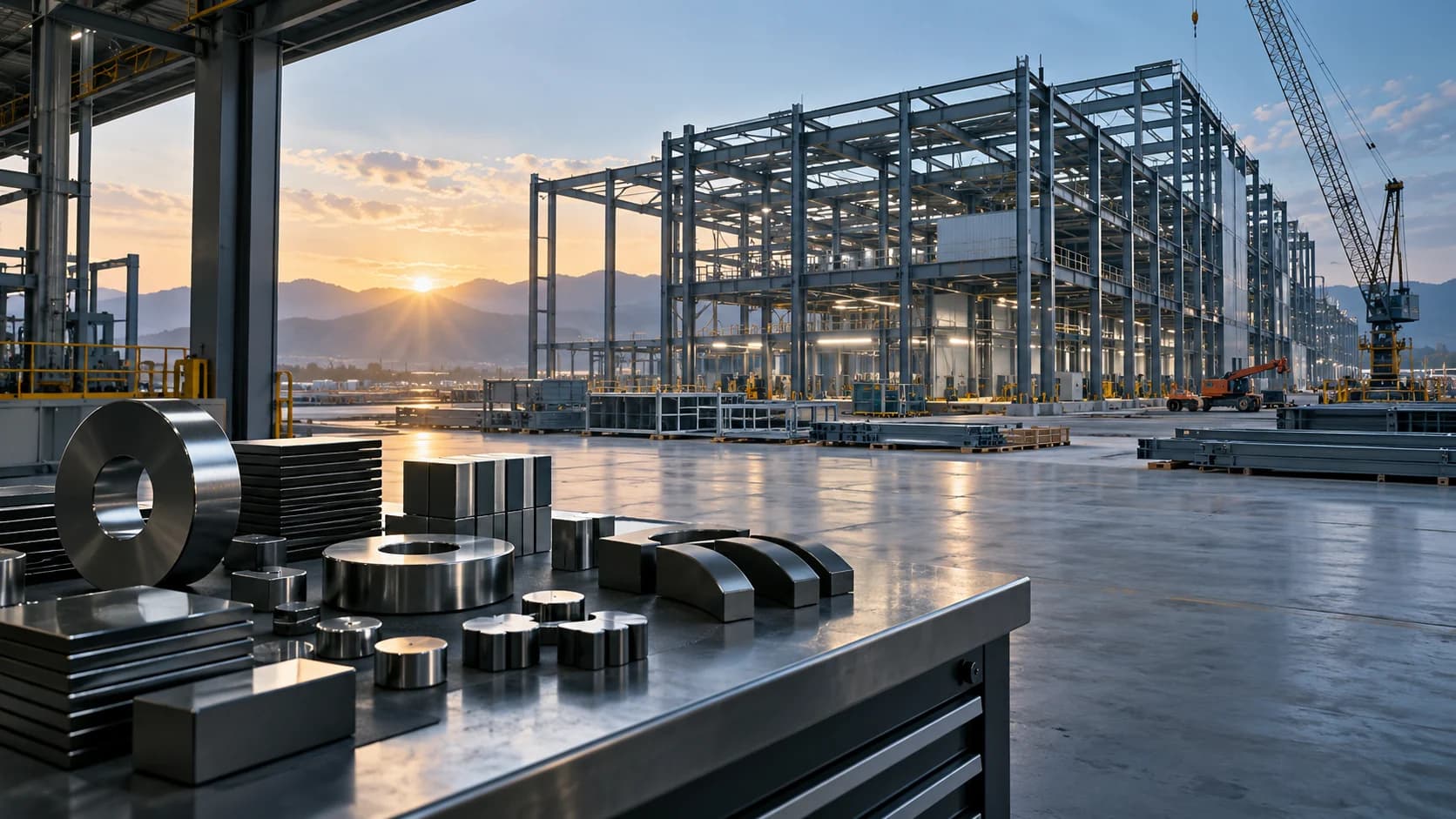 Advanced permanent magnet manufacturing facility under construction
